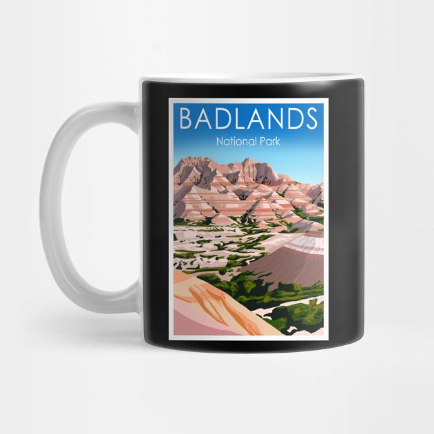 Badlands by Omega Art